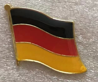 Germany Wavy Lapel Pin