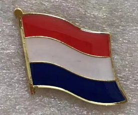 Netherlands Wavy Lapel Pin