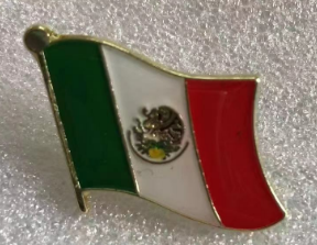 Mexico Wavy Lapel Pin