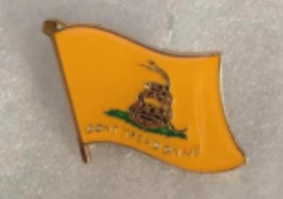 Gadsden Wavy Lapel Pin