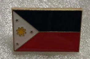 Philippines Rectangle Lapel Pin