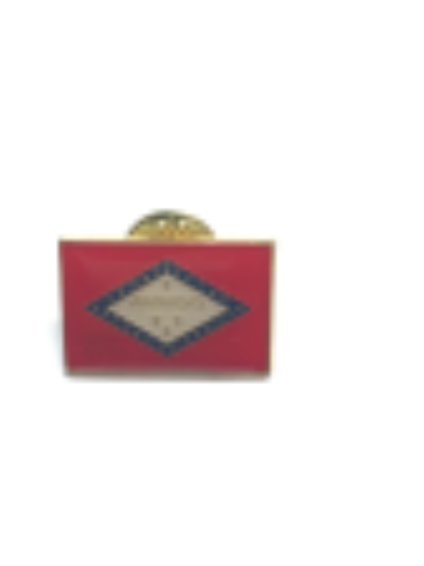 Arkansas Rectangle Lapel Pin