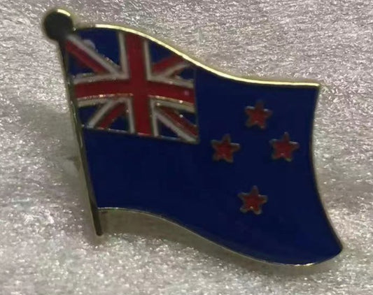 New Zealand Wavy Lapel Pin