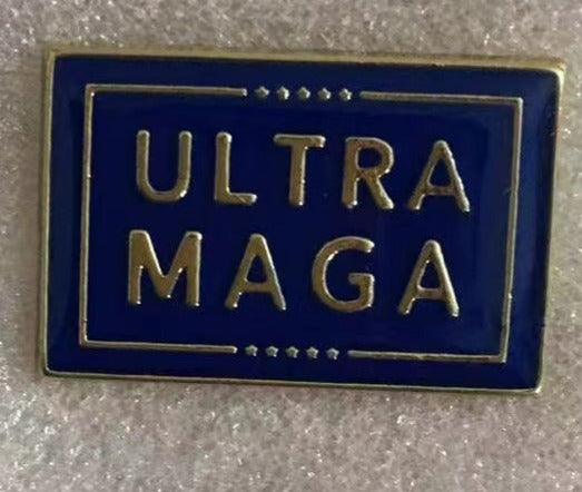 Ultra MAGA Trump Blue Lapel Pin