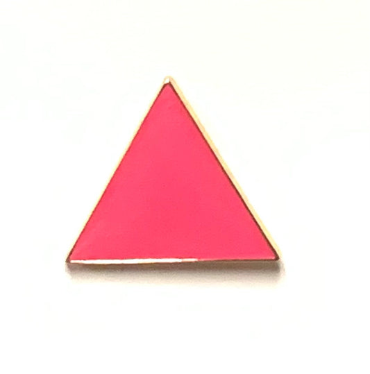 Pink Triangle Lapel Pin Pride