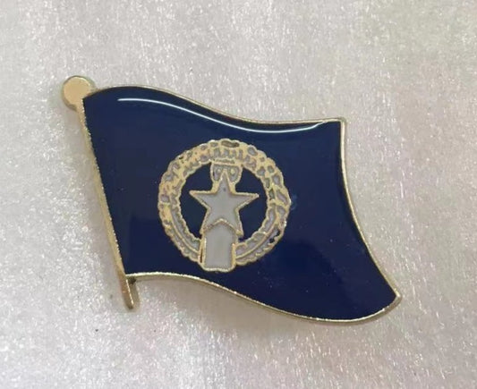 Northern Marianas Wavy Lapel Pin