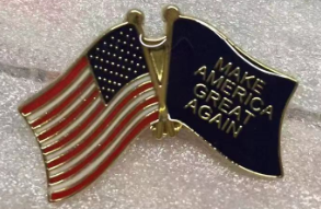 USA Make America Great Again Lapel Pin