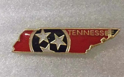 Tennessee State Map Lapel Pin