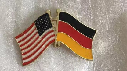 USA Germany Lapel Pin