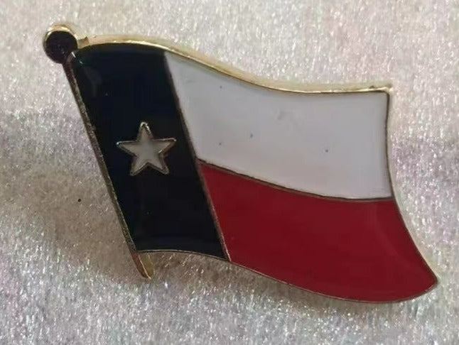 Texas Wavy Lapel Pin