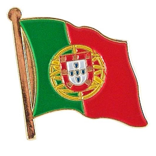 Portugal Wavy Lapel Pin